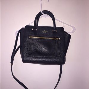 Black Kate Spade leather purse